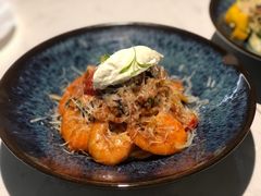 鲜茄茸大虾配马斯卡朋意大利面-BE BRIGHT KITCHEN(正佳广场店)