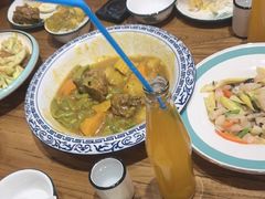 -东来菜馆•手抓海鲜家常菜•海鲜锅贴(鸽子窝店)