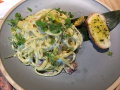 奶油培根意面-初拾·花里餐厅(钜城华亿店)