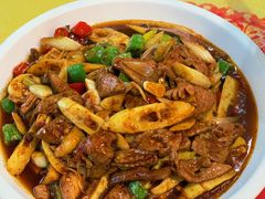 肝腰合炒-柏合黄记豆腐皮饭店