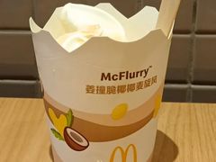 姜撞脆椰椰麦旋风-麦当劳(豫园店)