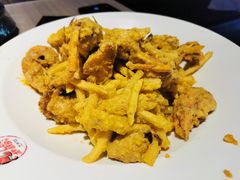咸蛋黄炒蟹-李叔叔虾蟹大排档(青羊店)