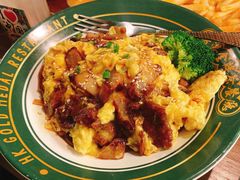滑蛋牛叉炒河粉-肥韬茶餐厅(南山mini店)