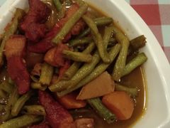 土豆豆角红烧肉-孟记粥铺·家常菜·烧烤·粥(亚运村店)