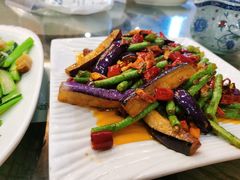 爆辣茄子炒豆角-美极鲜食坊(宝安南路店)