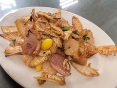 煎笋脯干贝炒虾仁-旧款宁波饭店(华敏世纪广场店)