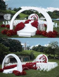 -三色锦婚礼定制