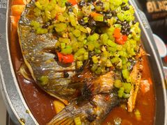 江边城外豆豉味烤鱼-江边城外烤全鱼(汉光百货店)