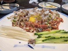 生拌八带牛肉-金明子八带鱼馆(正宗韩国连锁店)