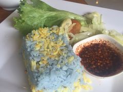 -蝶豆花蓝面条