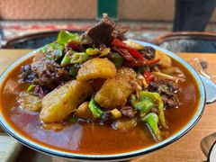 新疆大盘鸡-新疆亚克西音乐餐厅(南方花园店)