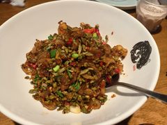 坛香豆角炒牛蹄筋-耕渔小院·湖南鱼鲜(望城店)