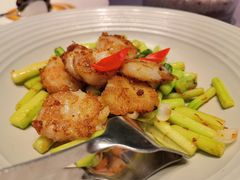 芦笋炒澳洲带子-北京泰富酒店-柏景轩中餐厅
