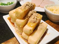 红糖糍粑-好汉锅园林秘制老火锅 柴火霸王鸡(金沙店)