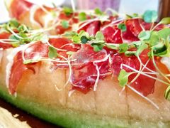 西班牙风乾火腿片30个月季节蜜瓜-layback cafe & bar