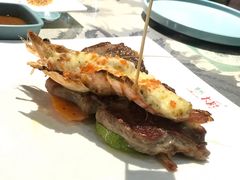 牛油香煎越南虎虾拼三角肥牛扒-美森西餐厅(曙光大道店)