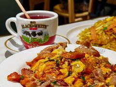 三拼滑蛋饭-深仔记茶餐厅(亚士厘道店)