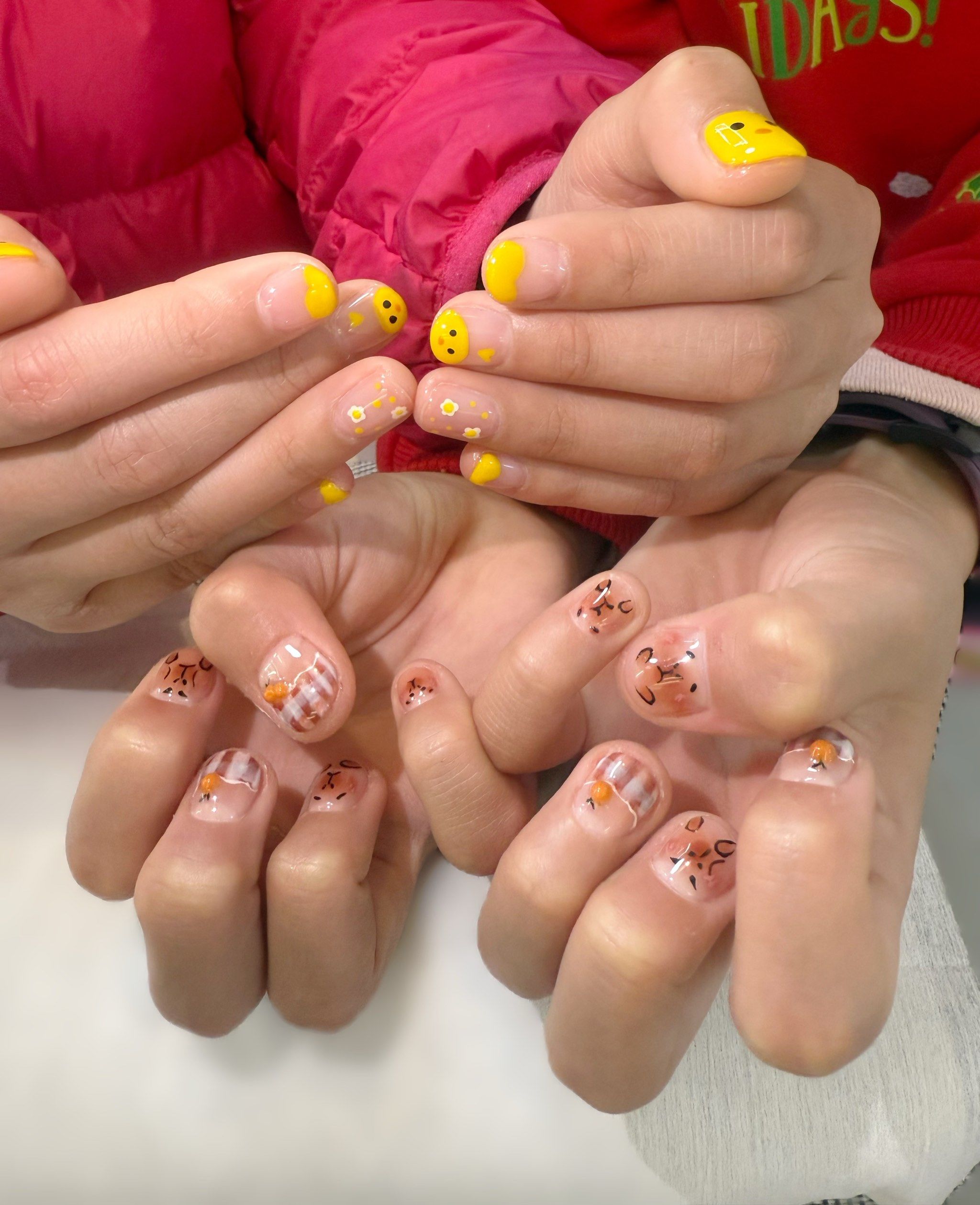 小朋友的美甲～炒鸡可爱🥰