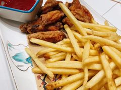 薯条拼鸡翅-桐庐土菜馆·传承经典土菜