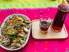 老挝舂鸡脚-半坡九号老挝冰咖啡