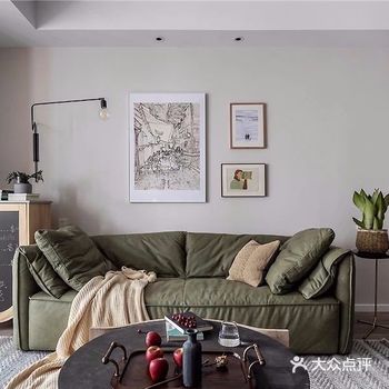 135㎡舒适北欧三室两厅公寓，随性简单，优雅精致~