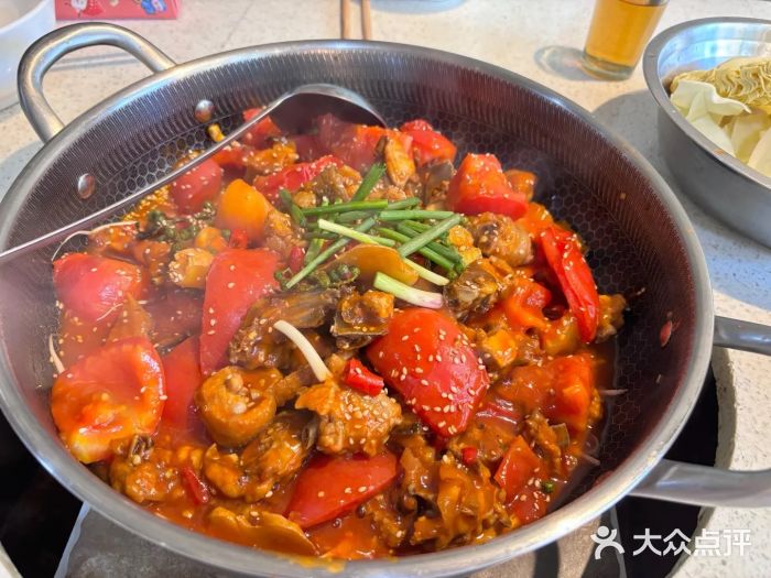 贵州辣子鸡番茄鸡图片