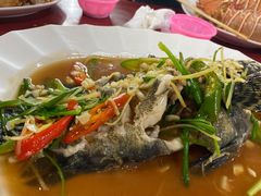 -班赞海鲜市场胖阿姨加工点