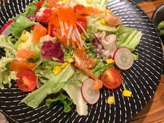 三文鱼色拉-黑牛の店·和牛烧肉(合生汇店)
