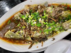 梅干菜蒸昂刺鱼-绍兴名菜馆(可乐路店)