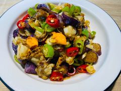 紫山茄拌扇贝-味莊·青岛菜(云霄路店)