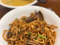 农家红炒长鱼炒面-三百碗宝应长鱼面(板仓街店)