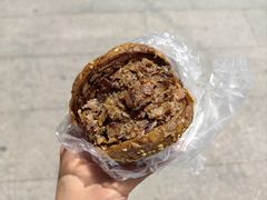 烧饼夹烧牛羊肉-老爆肚满五香烧牛羊肉