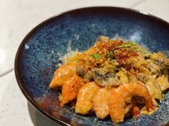 芝士蘑菇鲜虾意大利面-BE BRIGHT KITCHEN(正佳广场店)