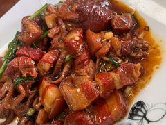 八爪鱼炖红烧肉-叶存利海鲜大馅饺子(海宁路总店)