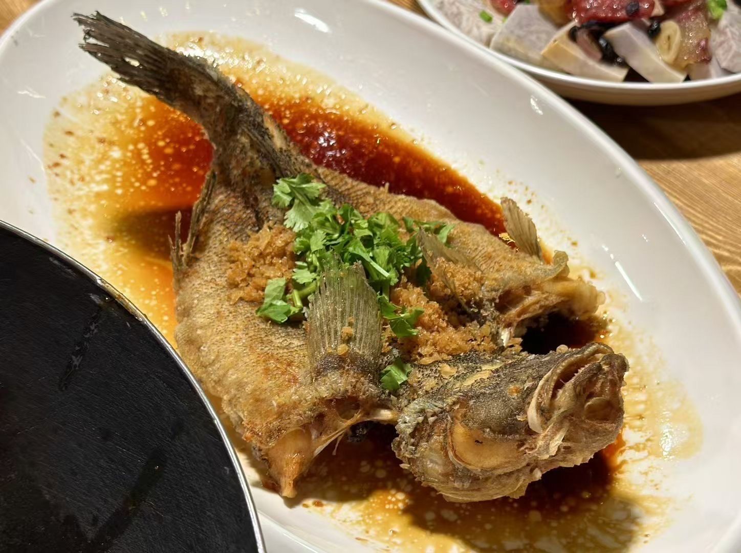 真的很不错,特别那条油泡鱼,超好吃,第一