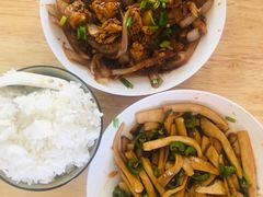 炒杏鲍菇-云南路美食街