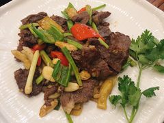 葱姜爆炒黄牛展-阿多私房菜(顺德店)