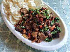 锅巴耗牛肉-小厨子私房菜·云南美食店