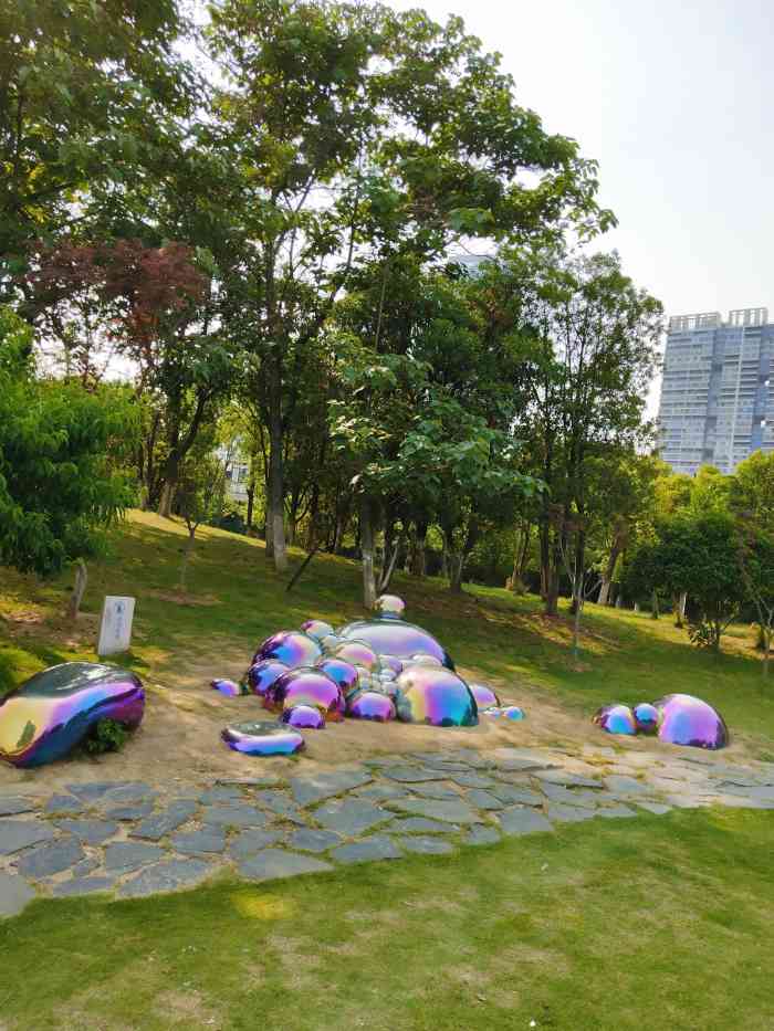 华侨城生态艺术公园-"这个生态艺术公园在东湖旁边,可以直接看到.