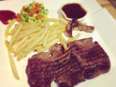 iphone_upload_pic-山色柴火烤披萨·原切牛扒