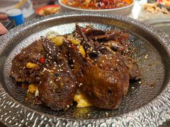 干锅鸭头-粗粮人家·东北菜(洋桥店)