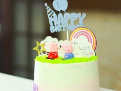 -咖咖熊蛋糕定制·英国蓝风车动物性淡奶油