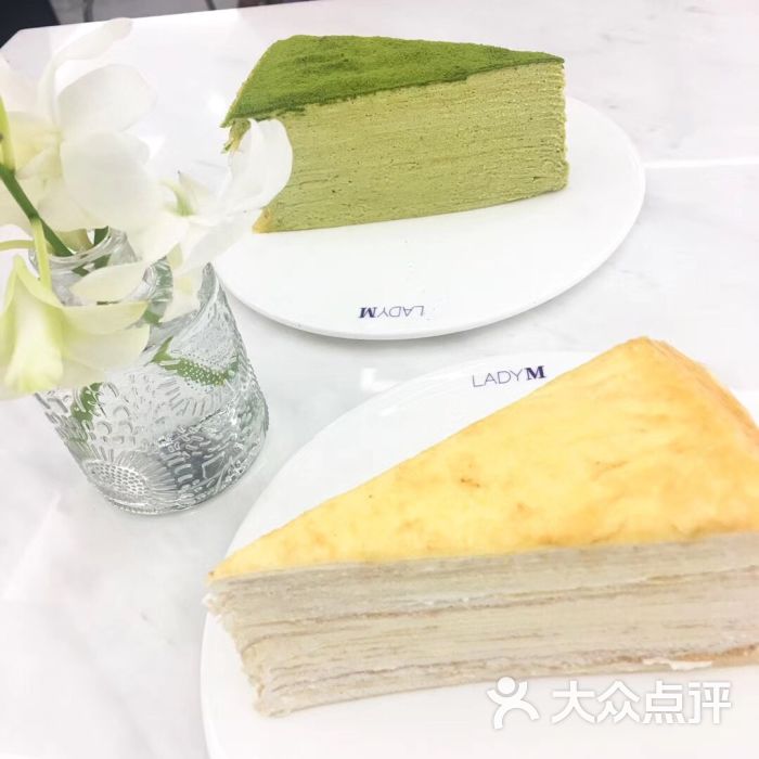 lady m(国金中心店)抹茶千层蛋糕图片 