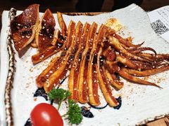 现烤整只大鱿鱼-小川洋风料理(街道口店)