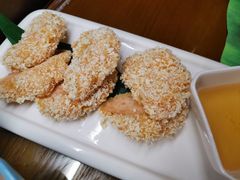 炸虾饼配泰国梅子酱-帕蓝·暹罗料理(曲阳店)