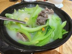 芥兰咸骨煲-德胜轩正宗顺德菜(宝安沙井会展中心店)