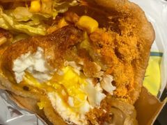 -小红车炸蛋葱油饼