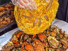 -东来菜馆•手抓海鲜家常菜•海鲜锅贴(鸽子窝店)