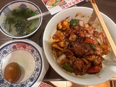 虾仁牛肉拌面top-王繁星面馆(西安熙地港店)