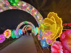 -欢乐海岸椰林沙滩-2025湾区超级灯会